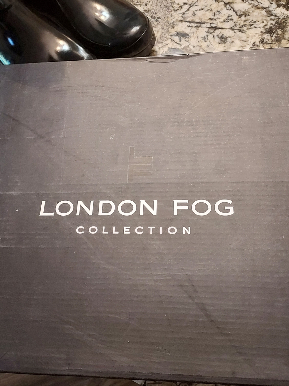 London Fog Thanes Shiney Black Rubber Knee High Rain Boots. Sz 10B. NWB - Picture 12 of 16